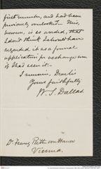 k.k. naturhistorisches Hofmuseum, Intendanzakten 1885-1896 (Hauer), Aktenzahl Z.200/1887, Seite 3